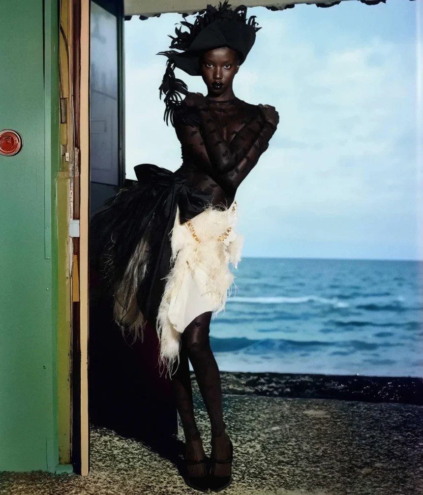 Anok Yai covers D la Repubblica March 1st, 2025 by Drew Vickers