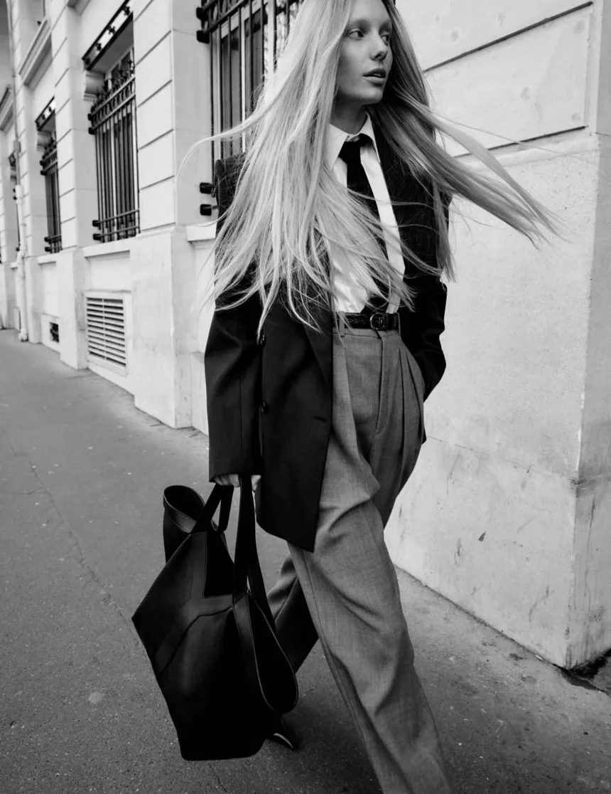 Demy de Vries covers Madame Figaro March 7th, 2025 by Jette Stolte