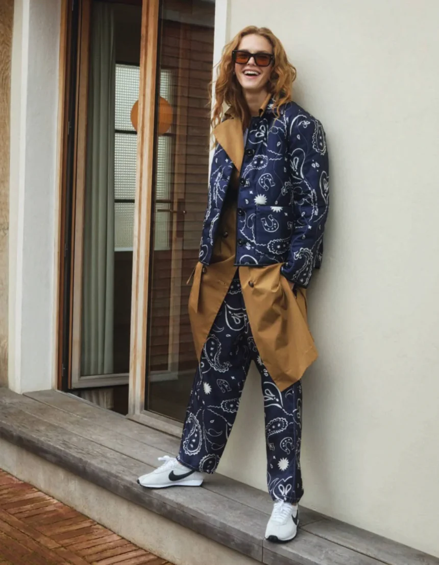 Esther Lomb by Sophie van der Perre for Madame Figaro March 28th, 2025