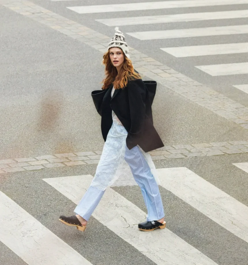 Esther Lomb by Sophie van der Perre for Madame Figaro March 28th, 2025