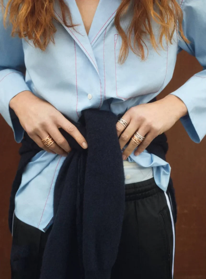 Esther Lomb by Sophie van der Perre for Madame Figaro March 28th, 2025