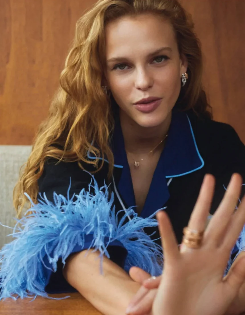 Esther Lomb by Sophie van der Perre for Madame Figaro March 28th, 2025