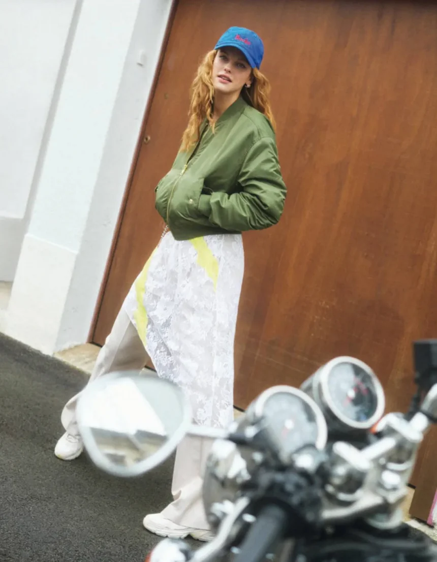 Esther Lomb by Sophie van der Perre for Madame Figaro March 28th, 2025