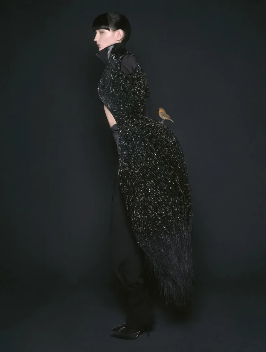 Eva Komuves covers Numéro March 2025 by Brigitte Niedermair