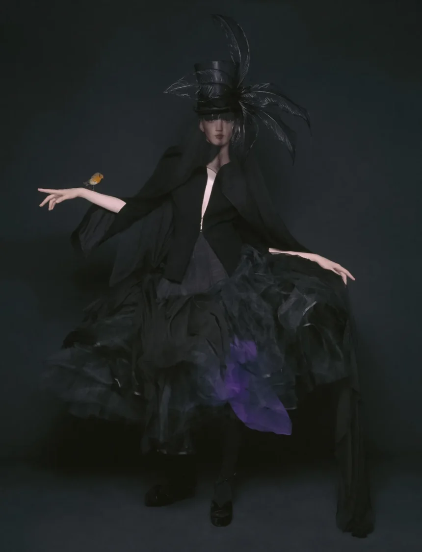 Eva Komuves covers Numéro March 2025 by Brigitte Niedermair