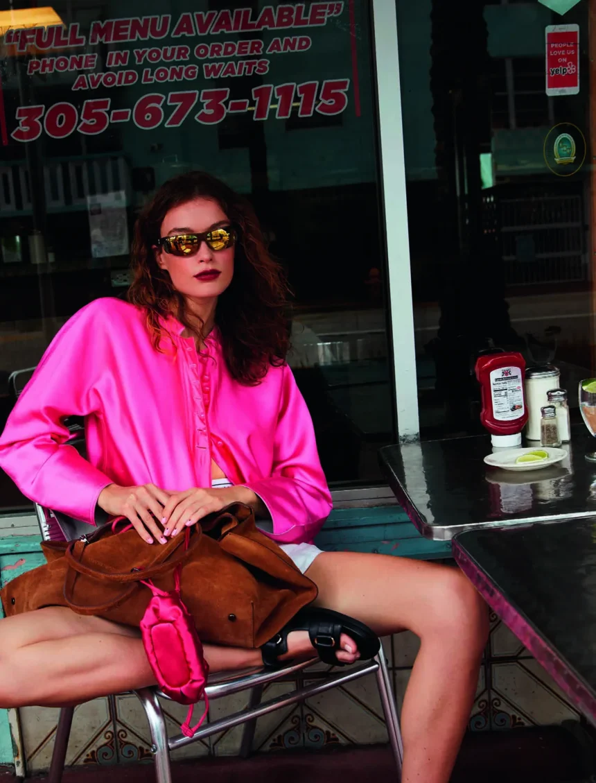 Hazel Reynolds covers Madame Figaro March 7th, 2025 by Marilou Daubé