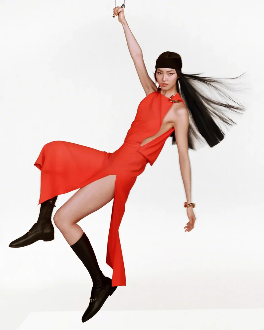 Jiahui Zhang covers Vogue China March 2025 by Liu Song