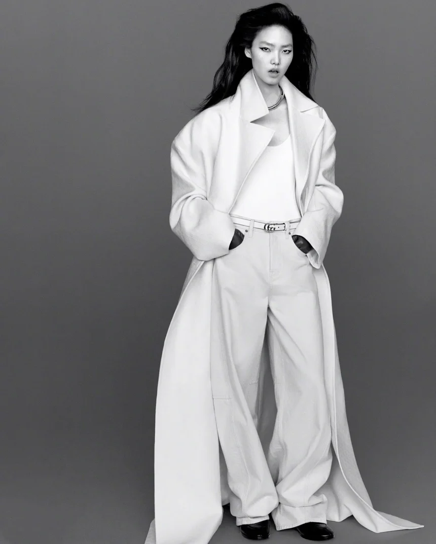 Jiahui Zhang covers Vogue China March 2025 by Liu Song