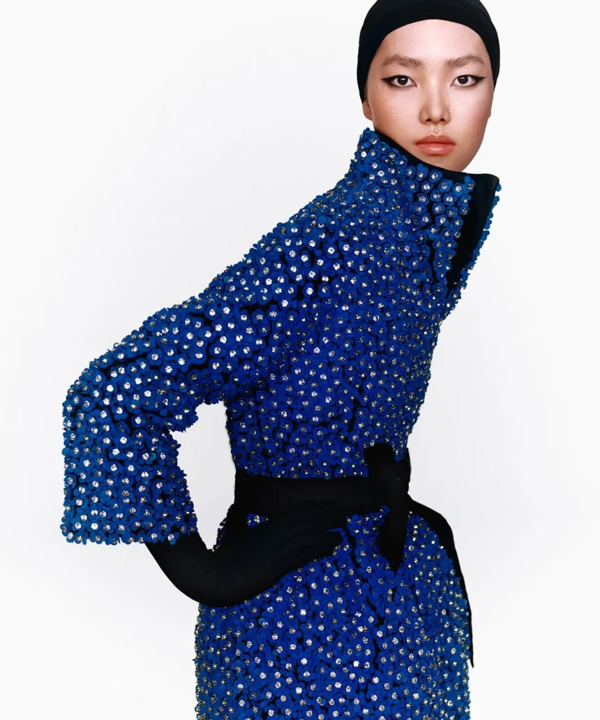 Jiahui Zhang covers Vogue China March 2025 by Liu Song