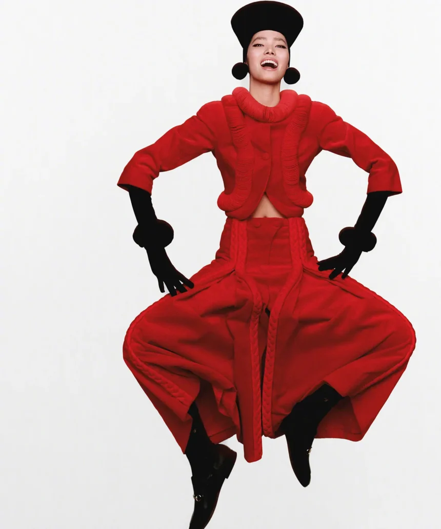 Jiahui Zhang covers Vogue China March 2025 by Liu Song