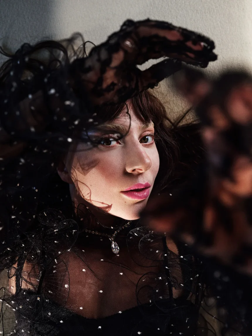 Lady Gaga covers Elle US February 2025 and Elle UK March 2025 by Gray Sorrenti