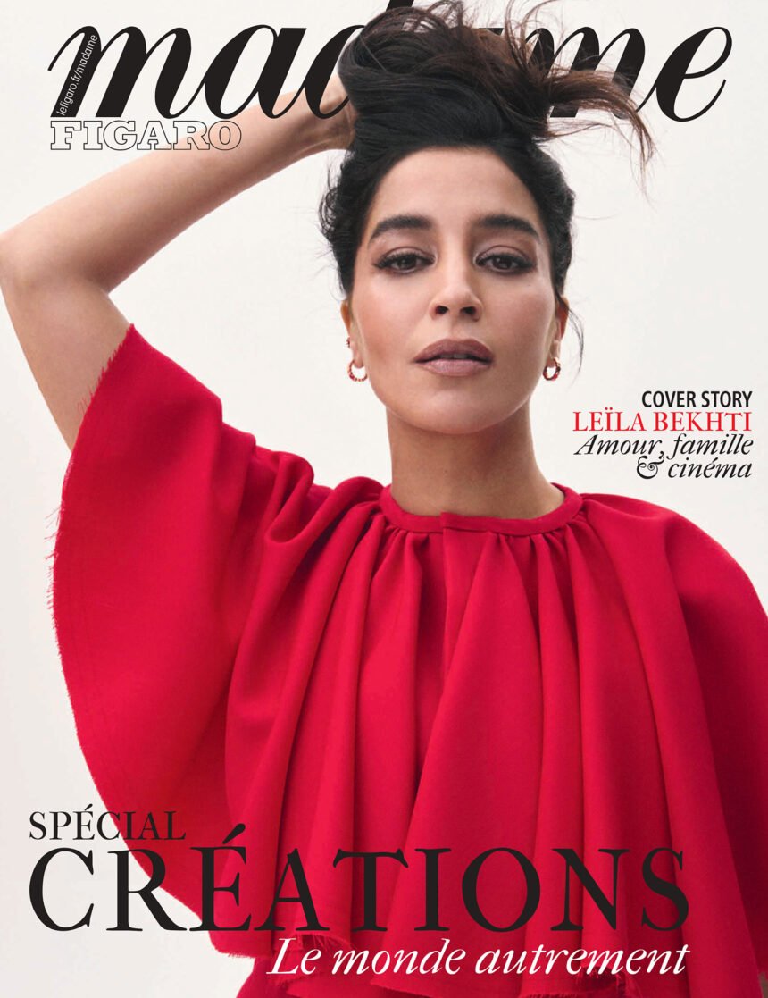 Leïla Bekhti covers Madame Figaro March 14th, 2025 by Karina Twiss