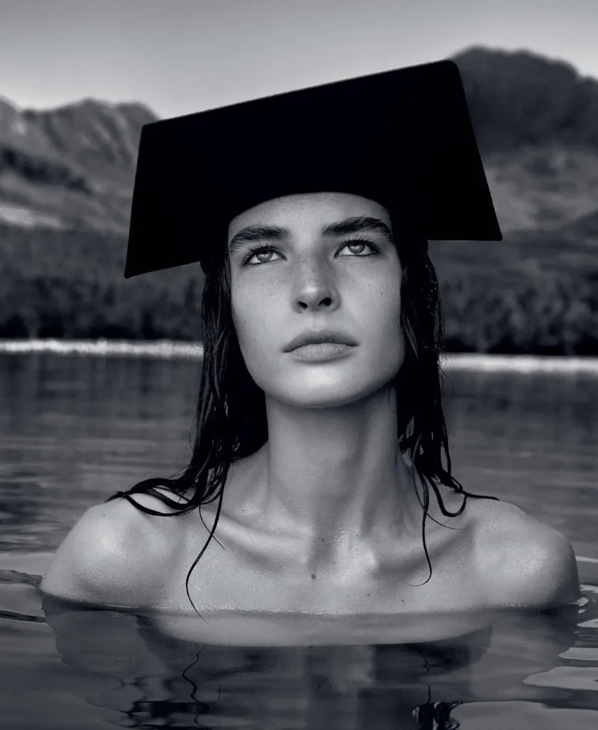 Libby Taverner and Noor Khan cover M Le magazine du Monde March 29th, 2025 by Julien Martinez Leclerc