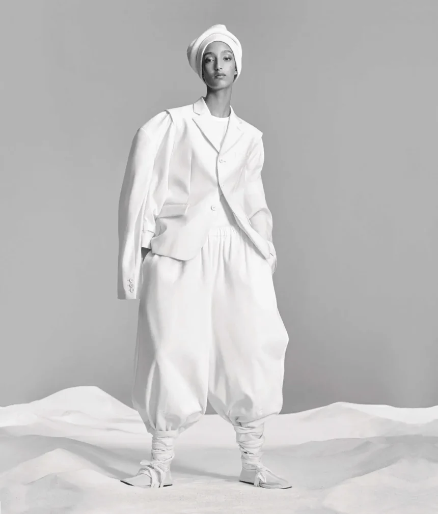 Mona Tougaard covers D la Repubblica March 8th, 2025 by Malick Bodian