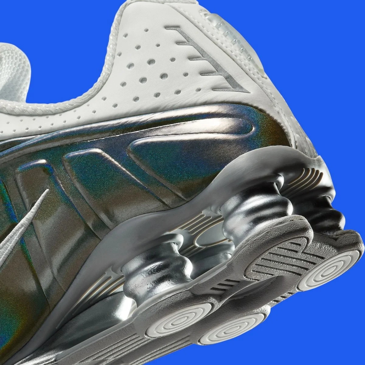 Nike Shox R4 "White Iridescent" revives early-2000s futurism for modern wardrobes