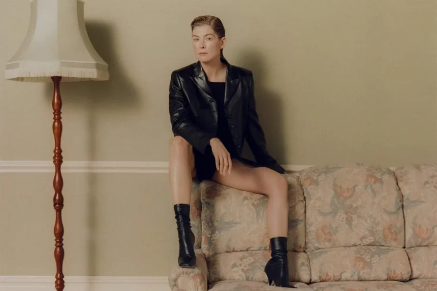 Rosamund Pike covers Porter Magazine March 3rd, 2025 by Ina Lekiewicz Levy