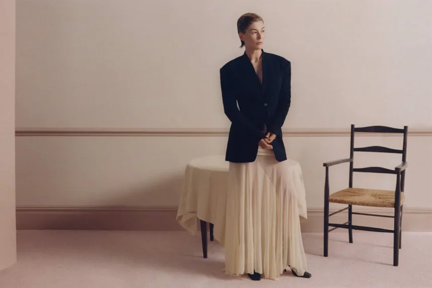 Rosamund Pike covers Porter Magazine March 3rd, 2025 by Ina Lekiewicz Levy