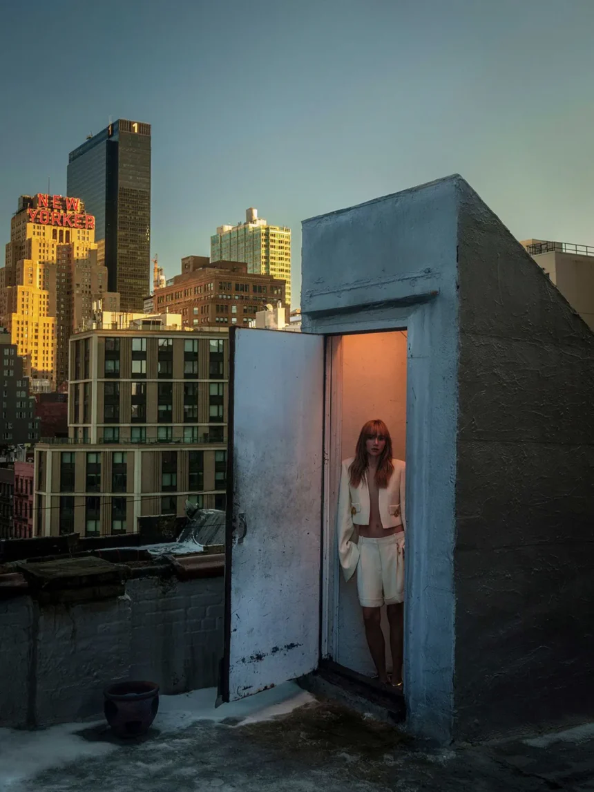 Suki Waterhouse covers Elle Spain March 2025 by Juankr