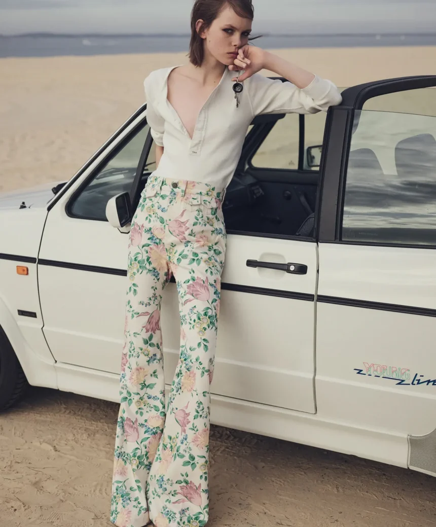 Théa Almqvist and Johann Bellmann by Bruno Staub for WSJ. Magazine March 2025