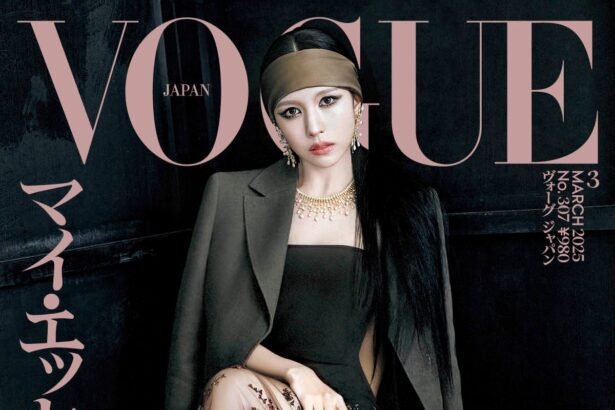 Twice's Mina in Boucheron on Vogue Japan March 2025 by Hyea W. Kang