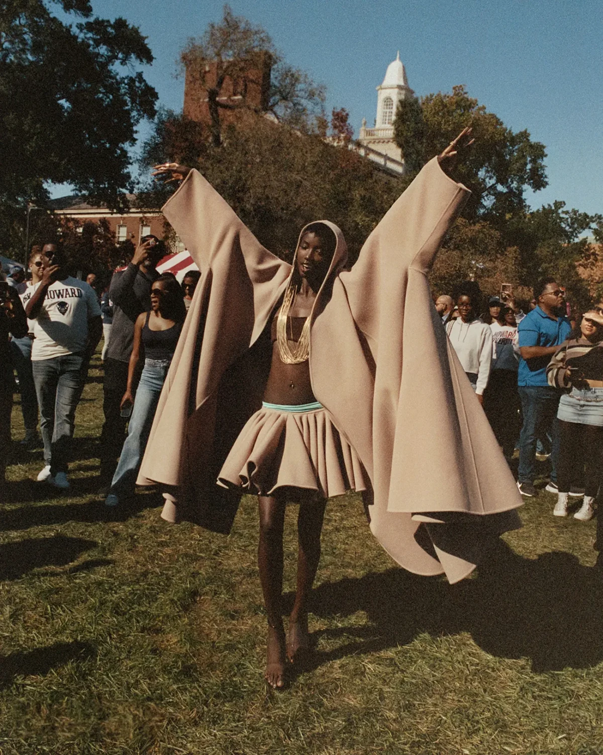 Anok Yai by Quentin de Briey for Harper’s Bazaar US March 2025