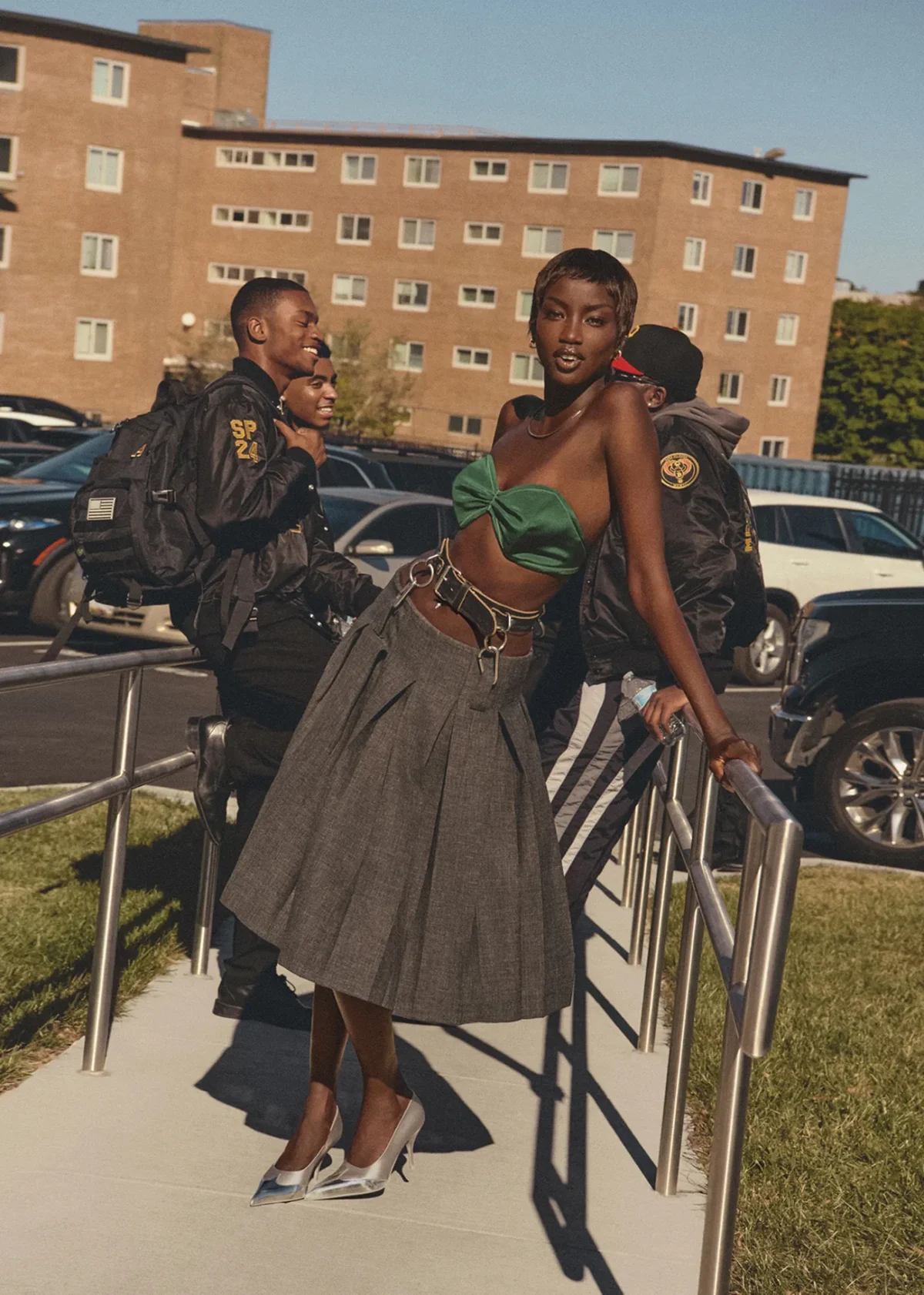 Anok Yai by Quentin de Briey for Harper’s Bazaar US March 2025