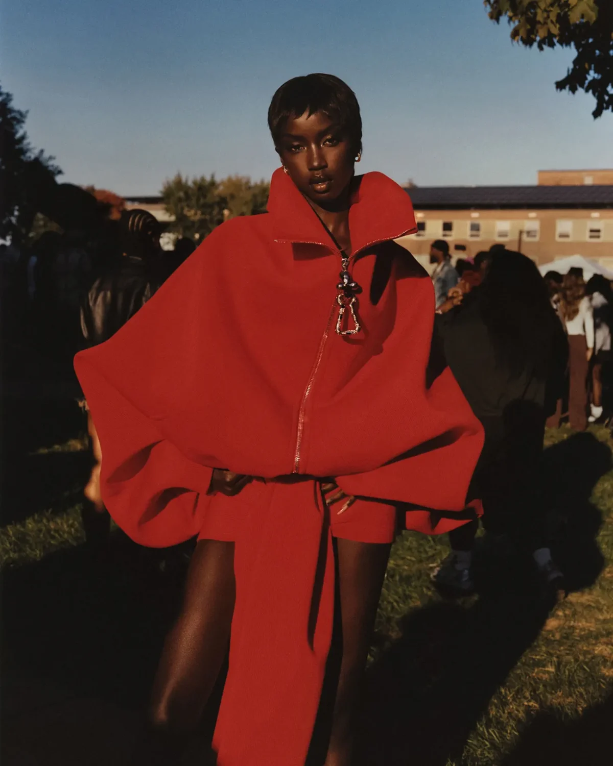 Anok Yai by Quentin de Briey for Harper’s Bazaar US March 2025