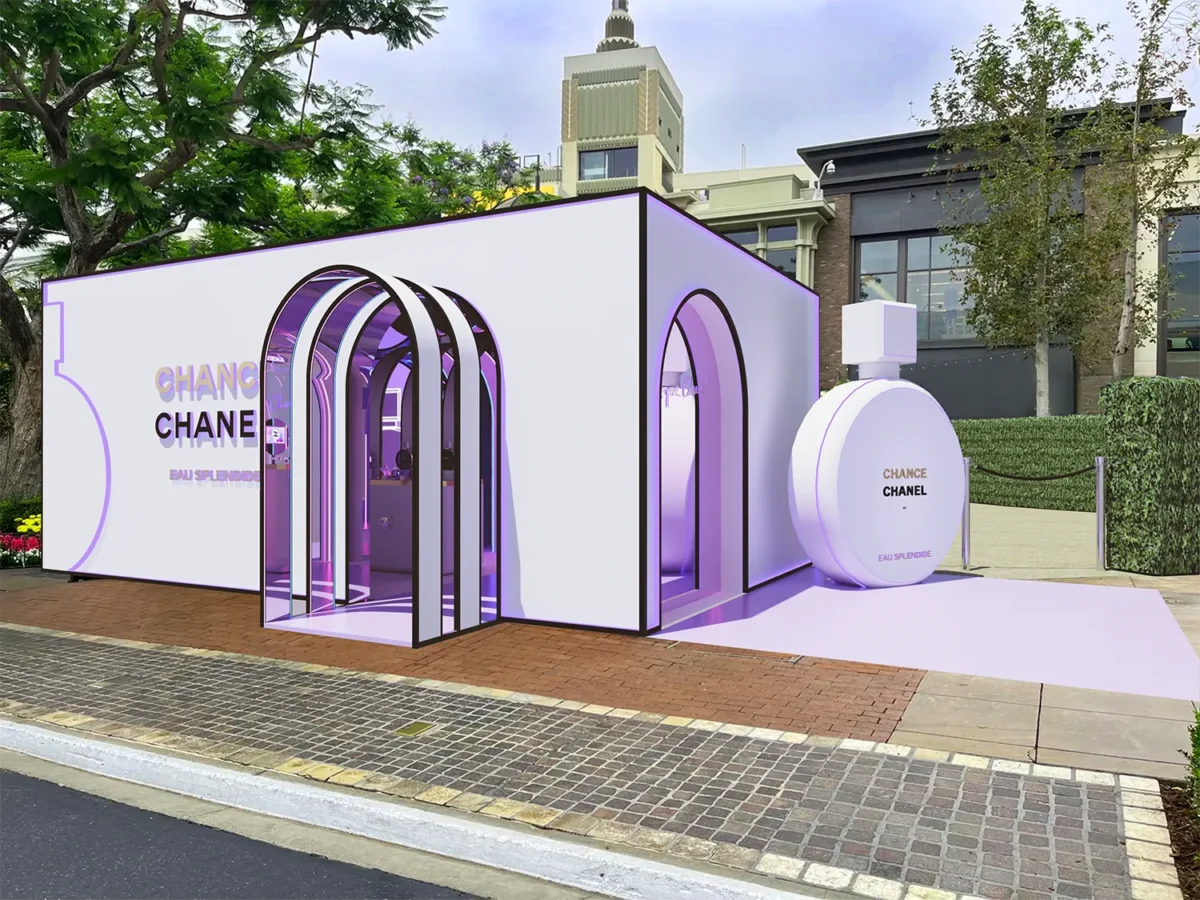 Chanel Chance Eau Splendide creates sensory paradise at The Grove in Los Angeles