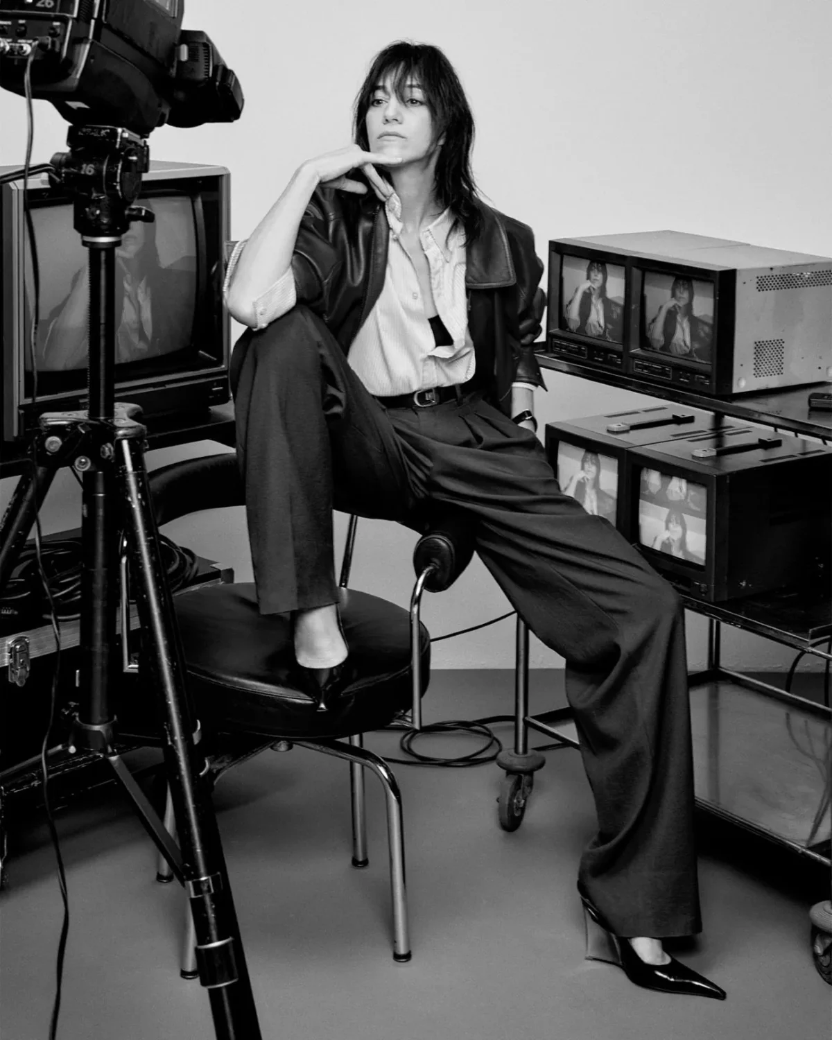Charlotte Gainsbourg in Saint Laurent on Elle France April 10th, 2025 by Chris Colls Charlotte Gainsbourg in Saint Laurent on Elle France April 10th, 2025 by Chris Colls
