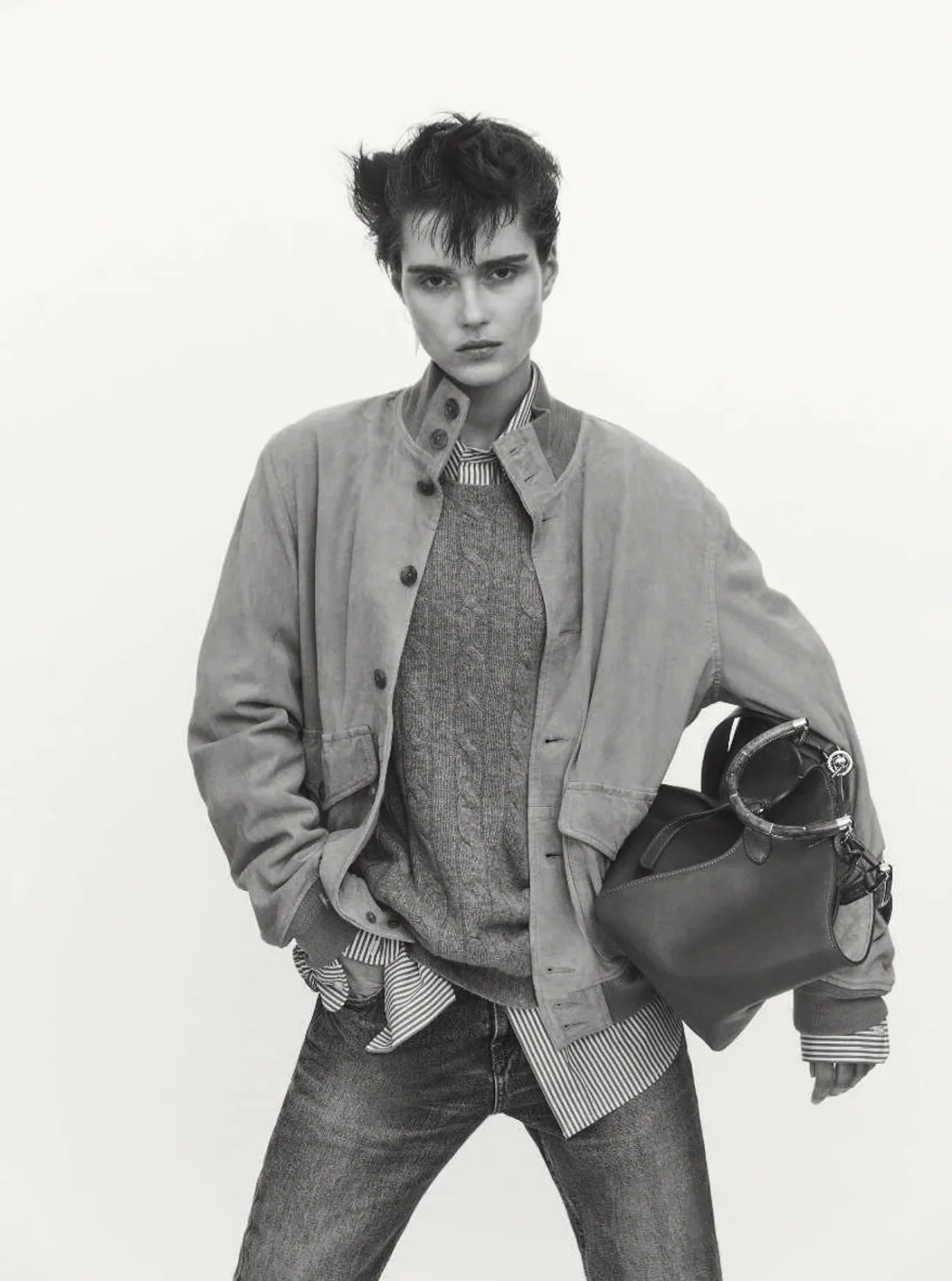 "Denim Issue" by Adriano Russo for Elle Italia April 17th, 2025