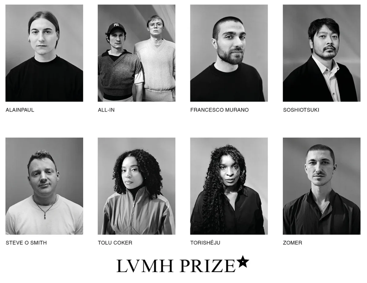 Eight finalists for the 2025 LVMH Prize