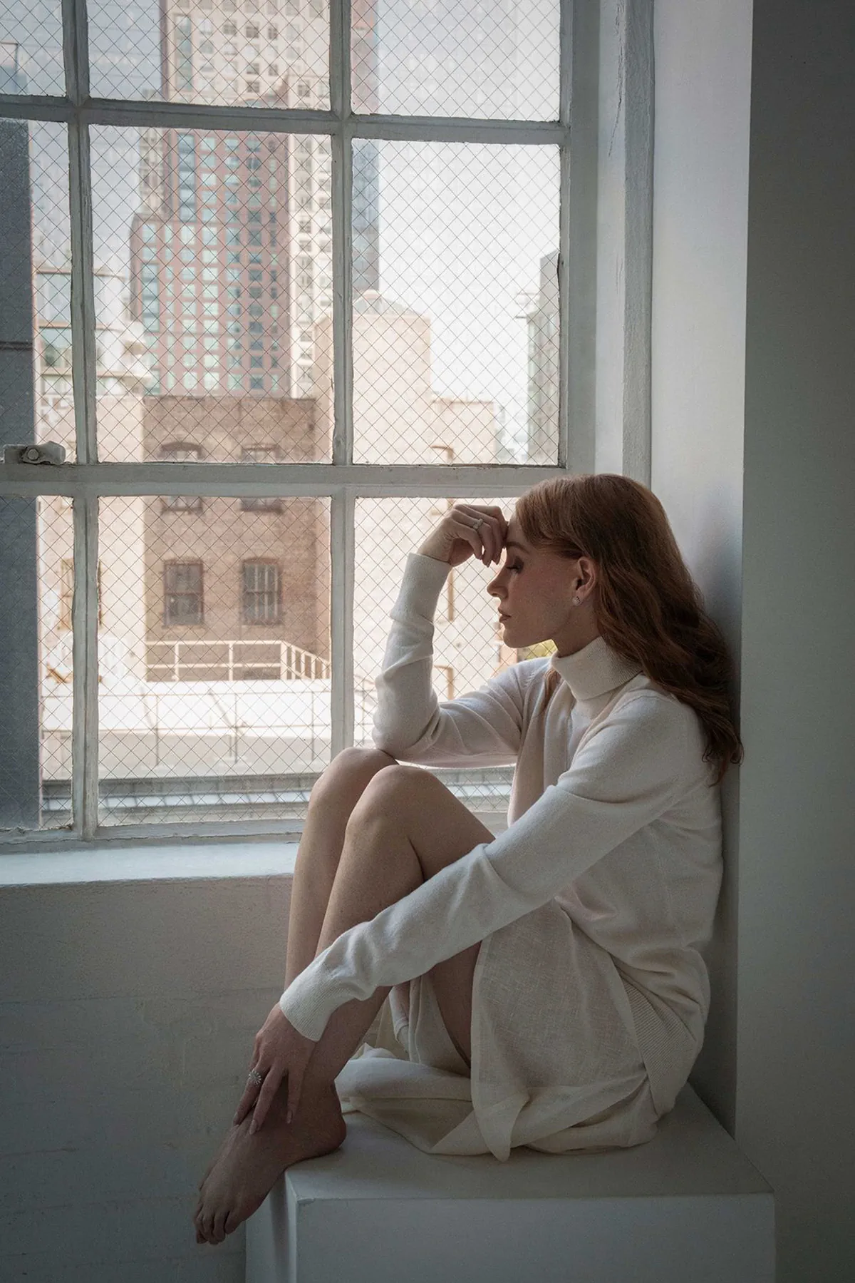 Jessica Chastain covers Elle Spain April 2025 by Juankr