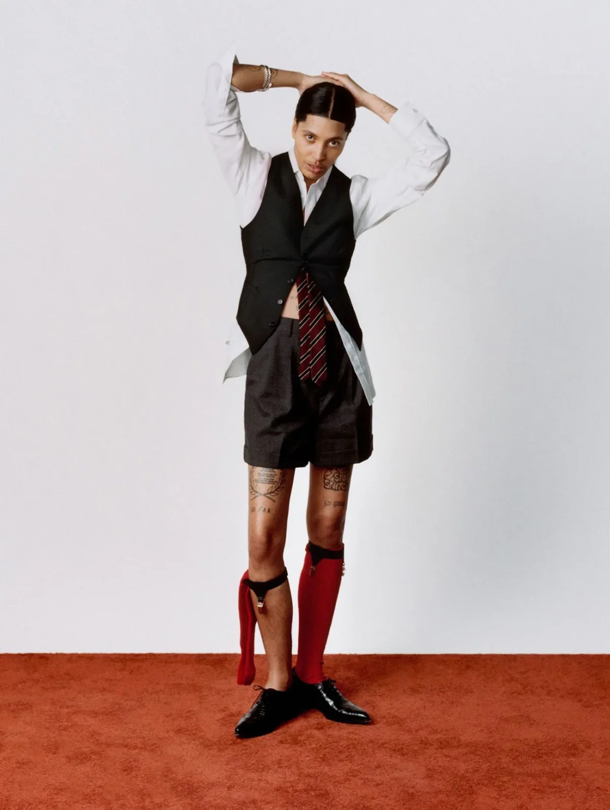 Kai-Isaiah Jamal covers Elle UK April 2025 by Ronan McKenzie