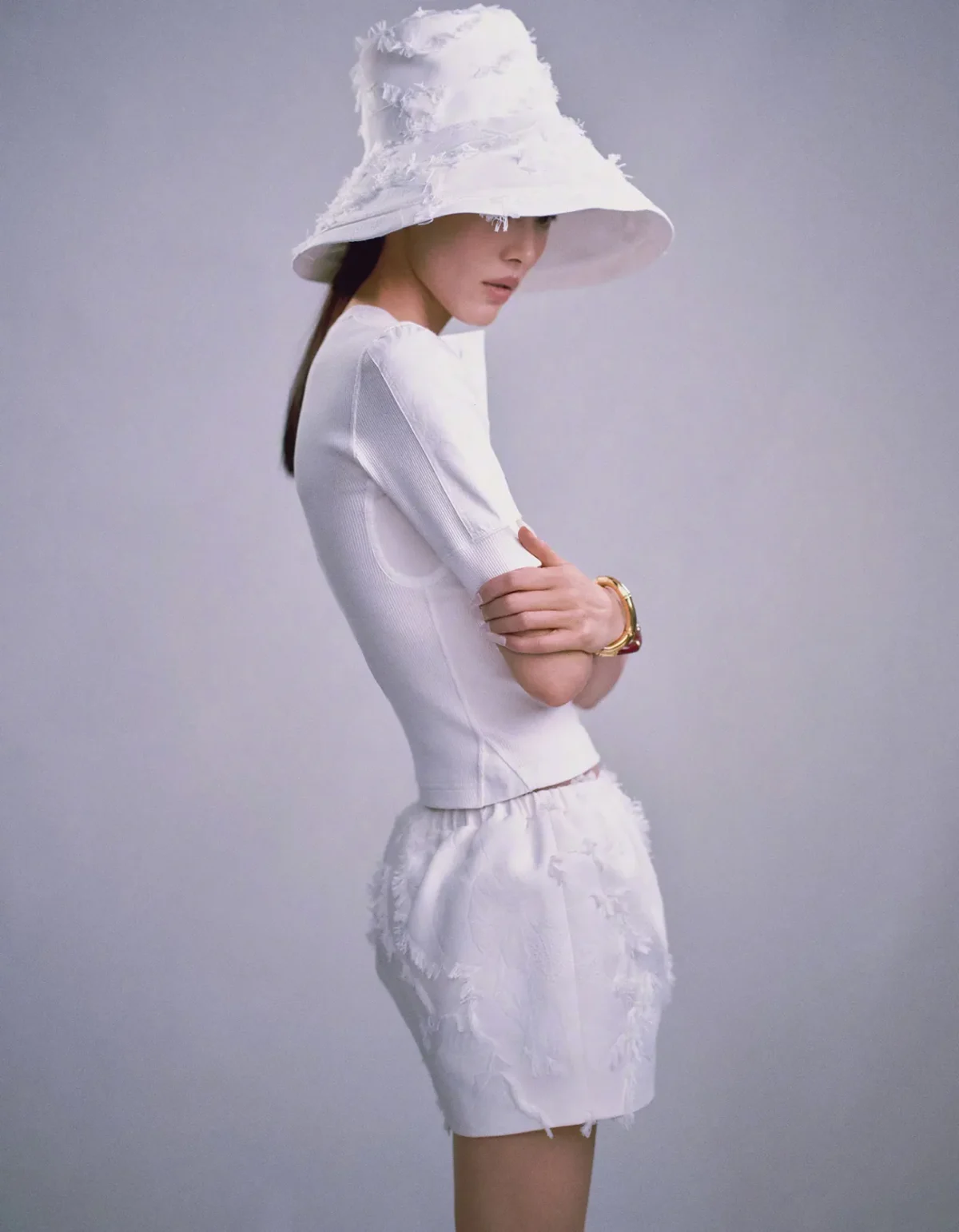 Liu Wen covers Elle China March 2025 by Trunk Xu