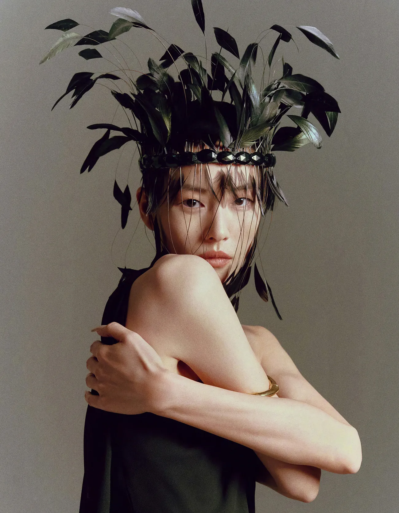 Liu Wen covers Elle China March 2025 by Trunk Xu