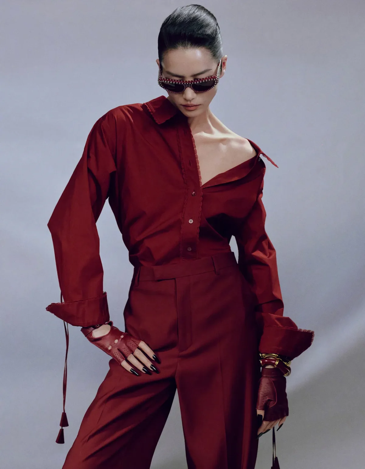 Liu Wen covers Elle China March 2025 by Trunk Xu