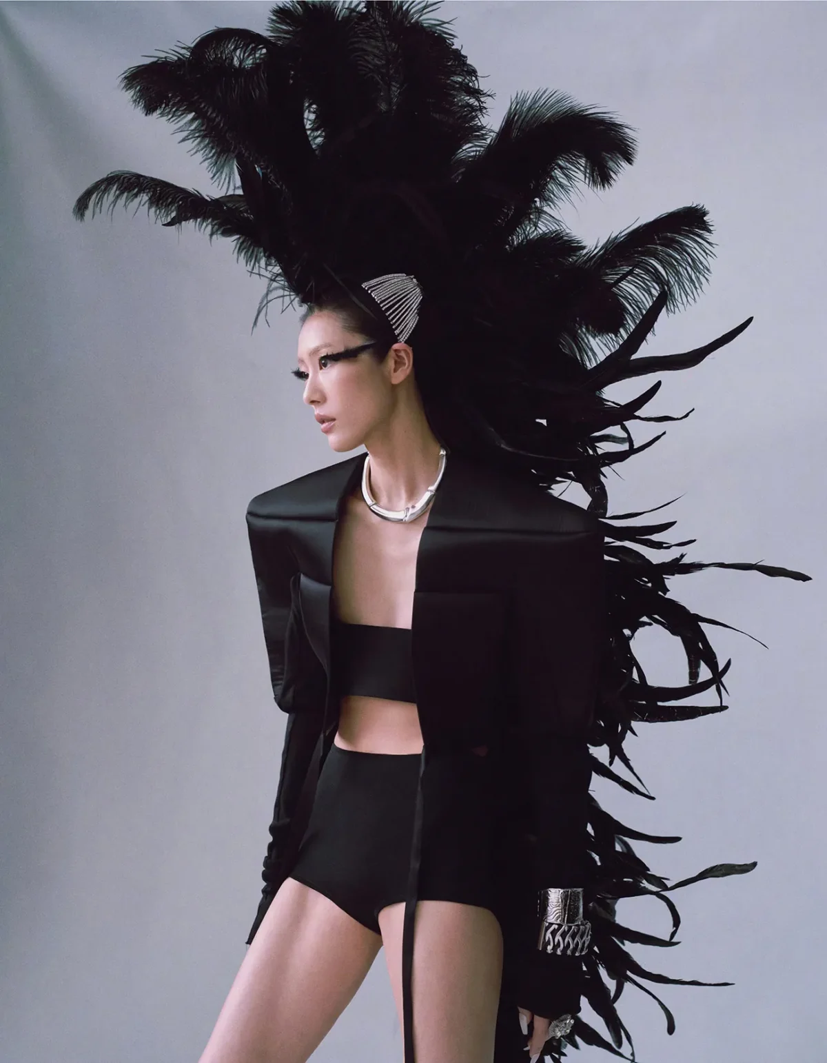 Liu Wen covers Elle China March 2025 by Trunk Xu