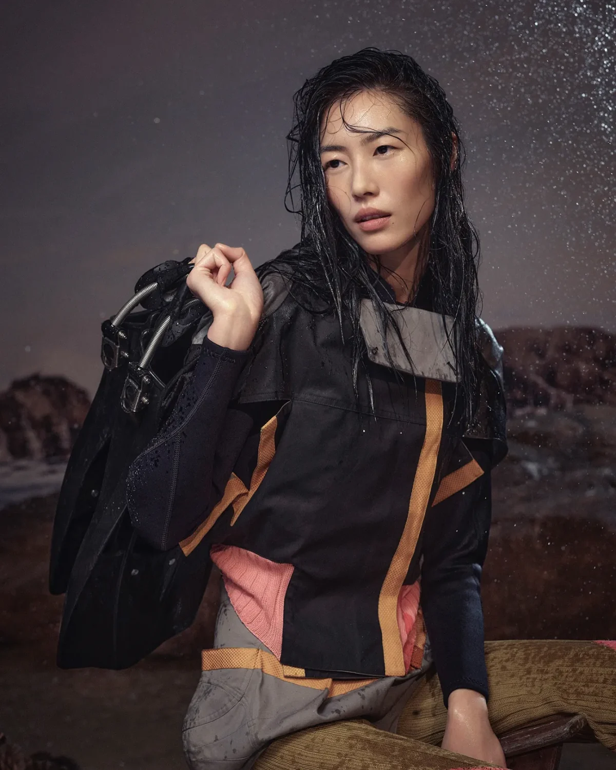Liu Wen covers Vogue China April 2025 by Sean and Seng