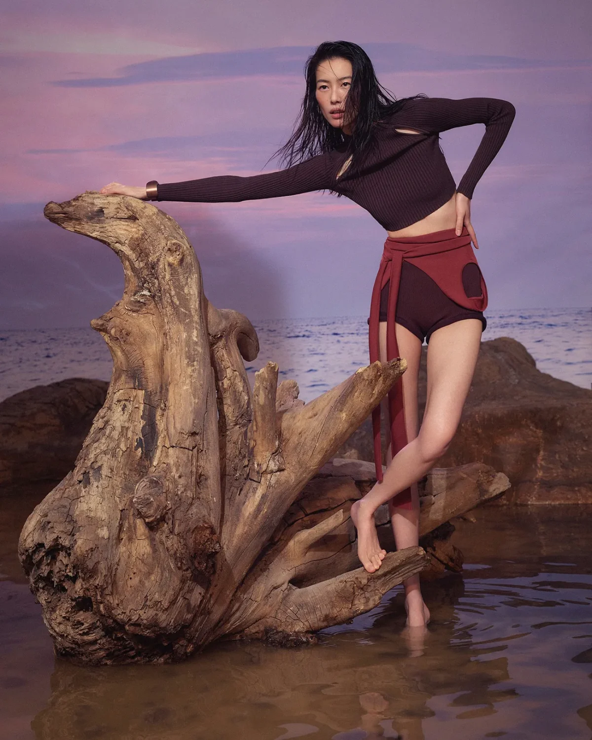 Liu Wen covers Vogue China April 2025 by Sean and Seng