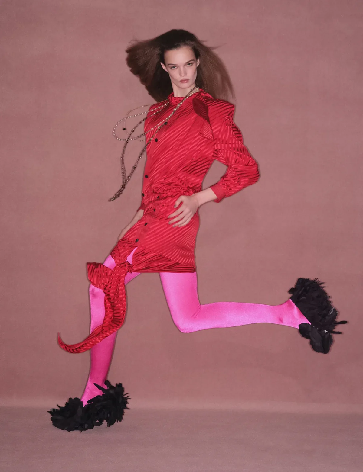 Lulu Tenney covers Harper’s Bazaar France March 2025 by Johnny Dufort