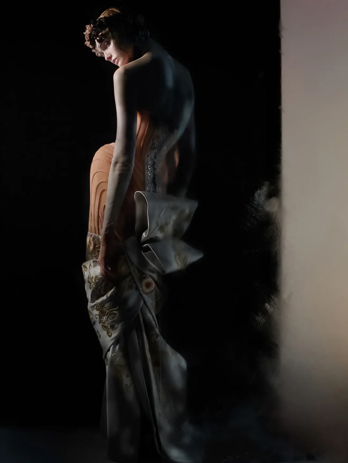 Lulu Tenney covers Harper’s Bazaar Italia April 2025 by Nick Knight