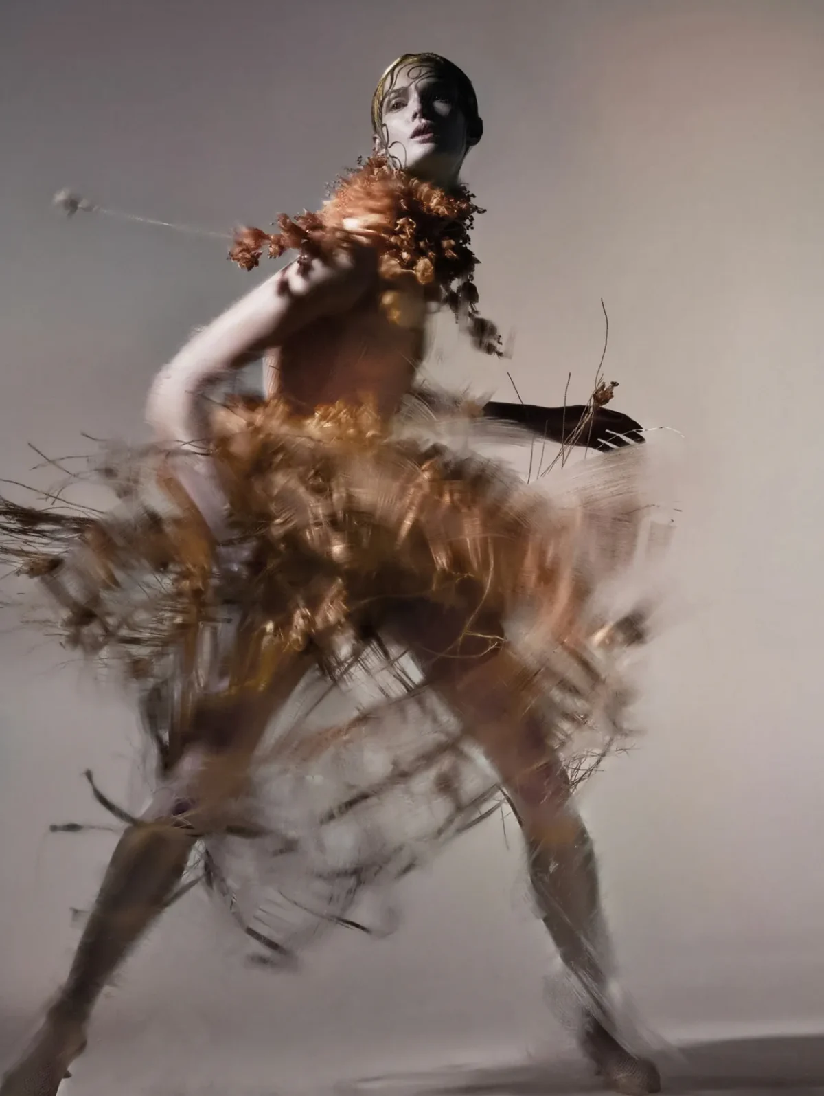 Lulu Tenney covers Harper’s Bazaar Italia April 2025 by Nick Knight