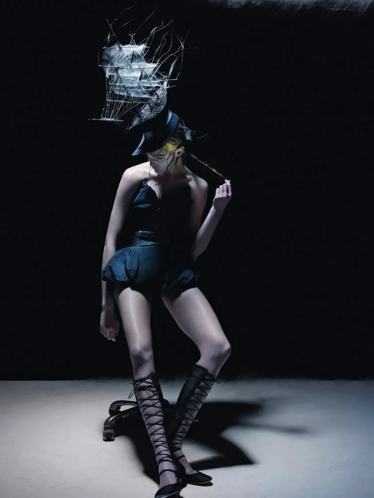 Lulu Tenney covers Harper’s Bazaar Italia April 2025 by Nick Knight