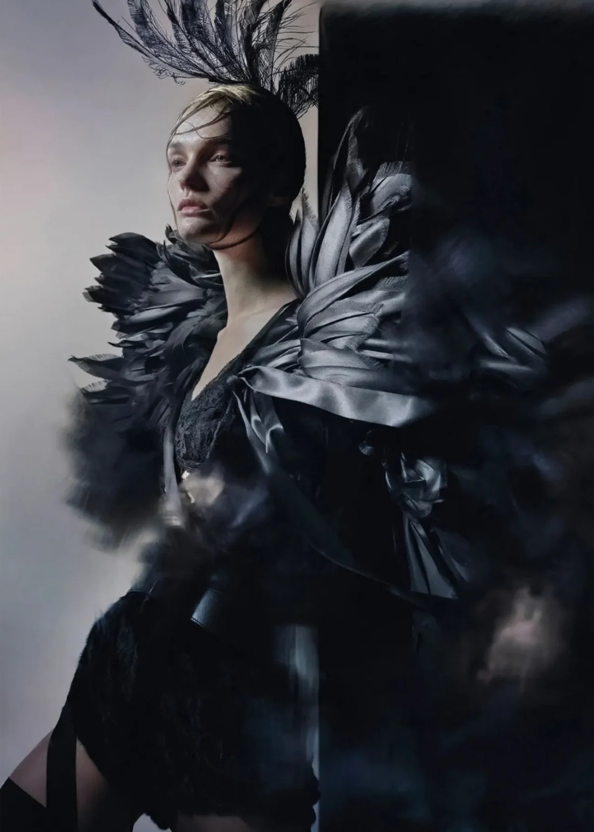 Lulu Tenney covers Harper’s Bazaar Italia April 2025 by Nick Knight