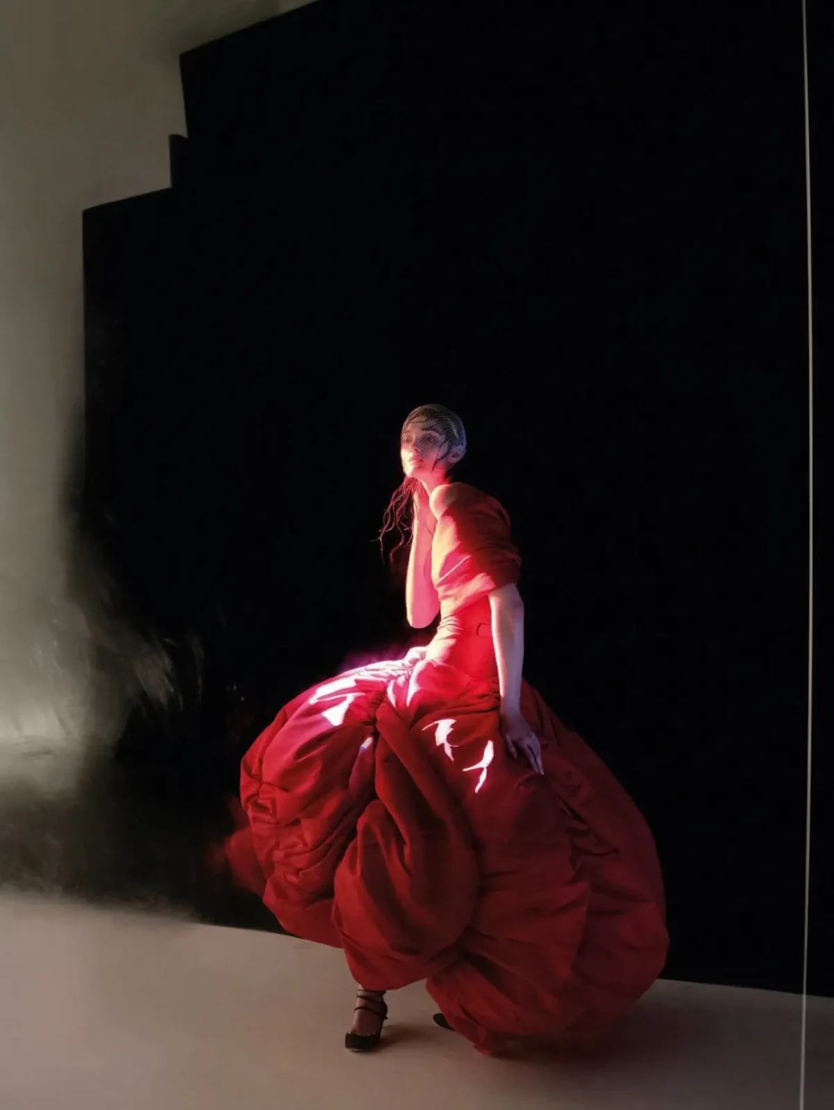 Lulu Tenney covers Harper’s Bazaar Italia April 2025 by Nick Knight