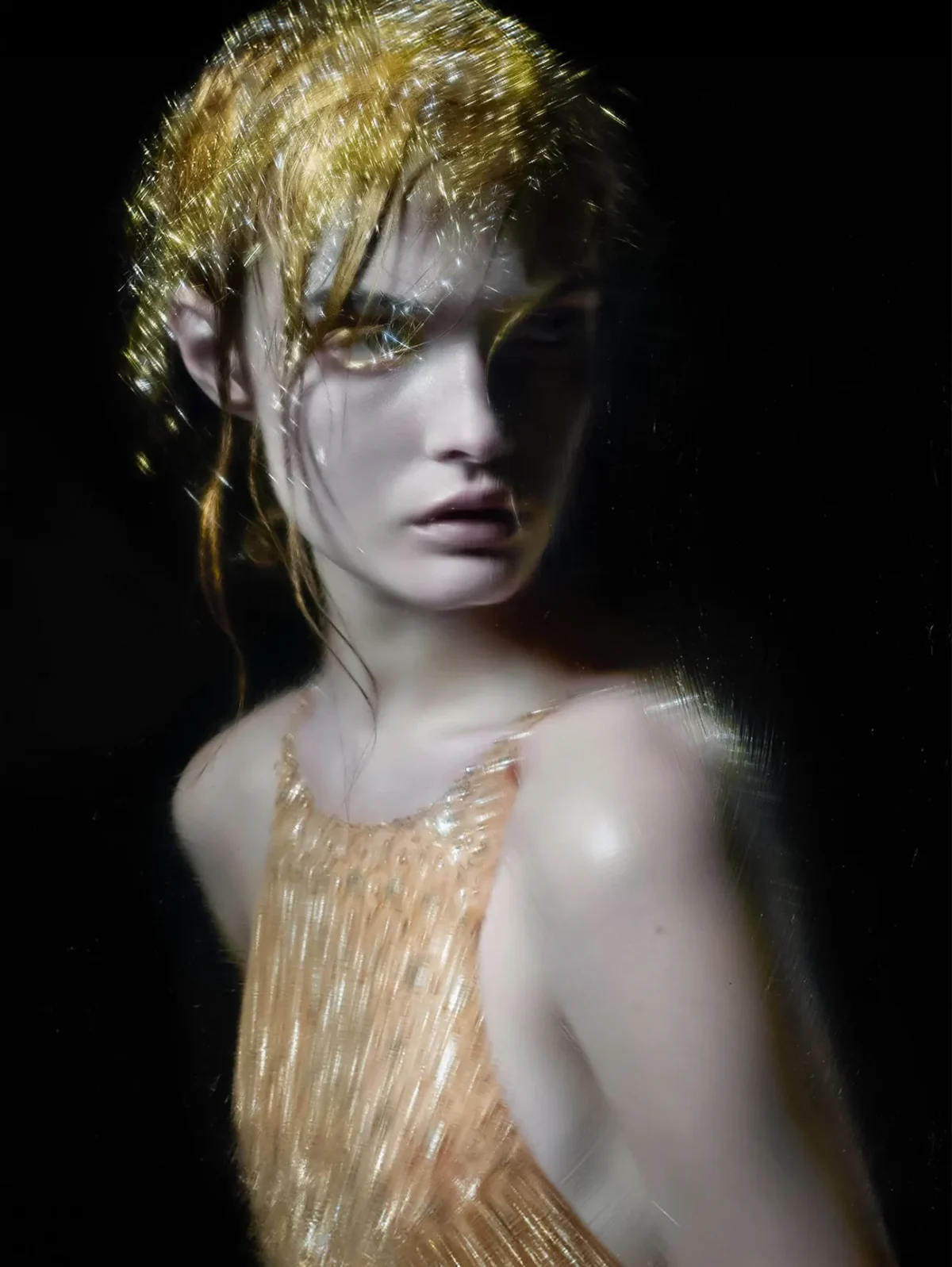 Lulu Tenney covers Harper’s Bazaar Italia April 2025 by Nick Knight