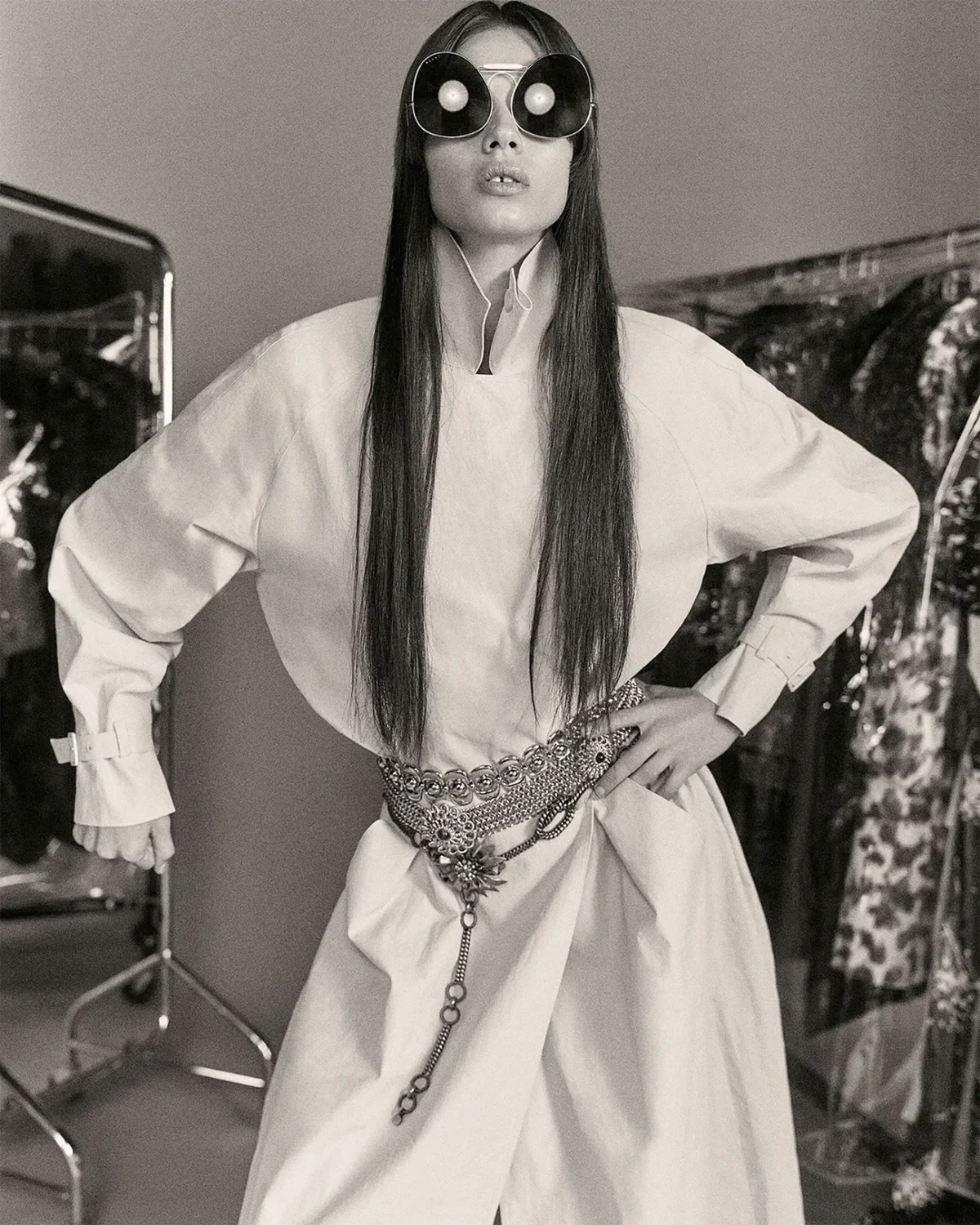 Mathilda Gvarliani by Mark Kean for Harper’s Bazaar US March 2025