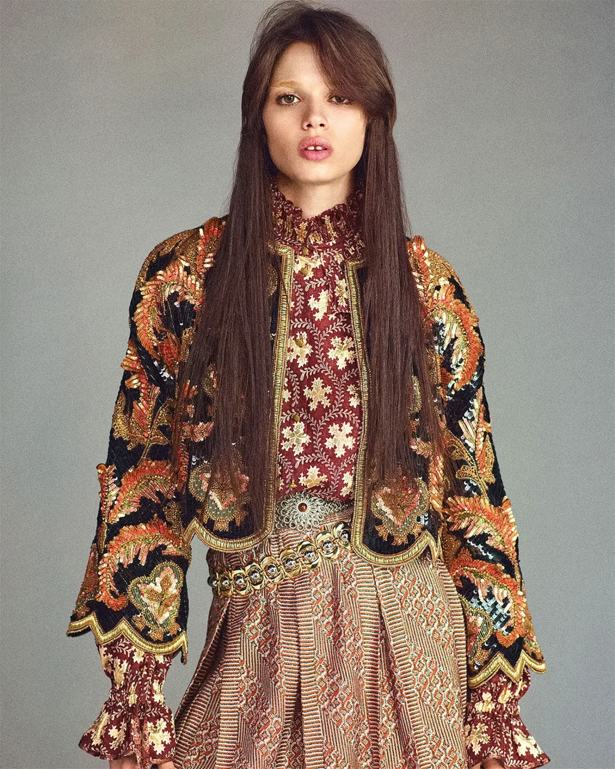 Mathilda Gvarliani by Mark Kean for Harper’s Bazaar US March 2025