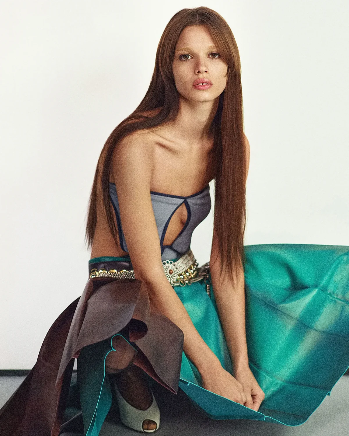 Mathilda Gvarliani by Mark Kean for Harper’s Bazaar US March 2025