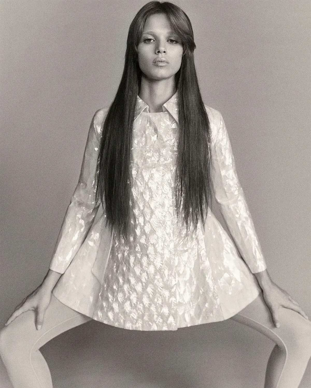 Mathilda Gvarliani by Mark Kean for Harper’s Bazaar US March 2025